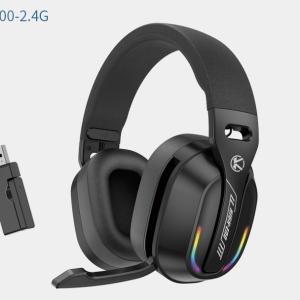 Headphones GT100 Noise Cancelling 2.4G Wireless Headset Over Ear 5.4 Earphone